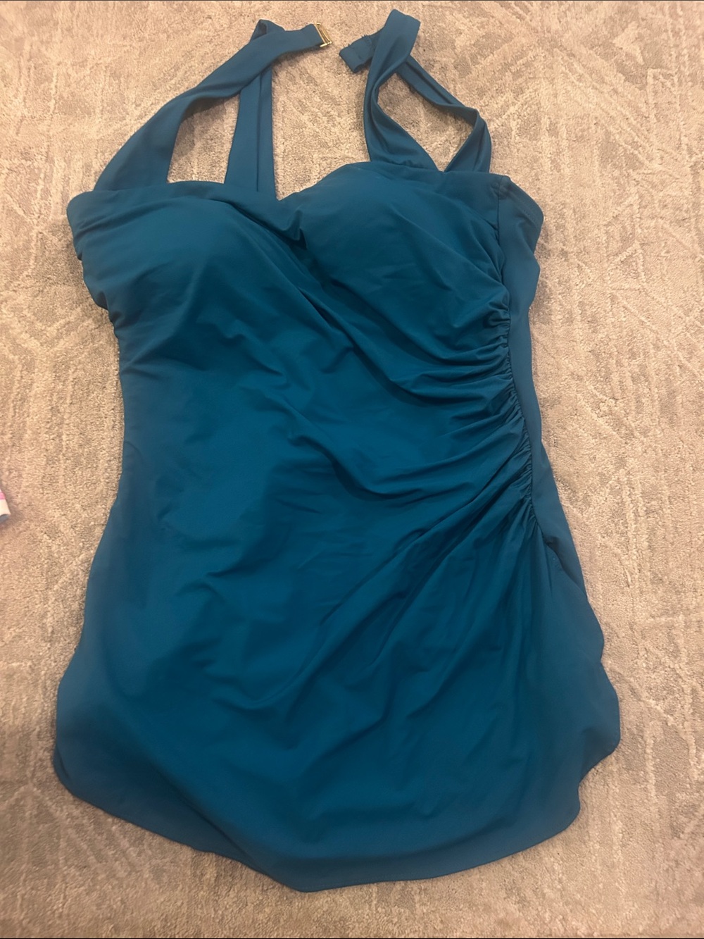 Lands End women's  Teal Swimsuit